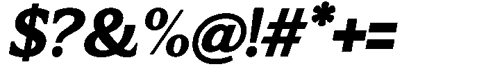 Flektura Contrast Extra Expanded Italic Font OTHER CHARS