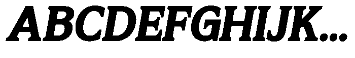 Flektura Contrast Extra Expanded Italic Font UPPERCASE