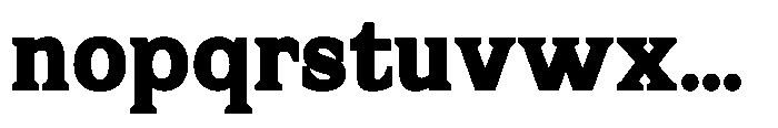 Flektura Contrast Extra Expanded Font LOWERCASE