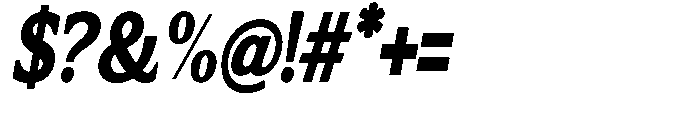 Flektura Contrast Italic Font OTHER CHARS