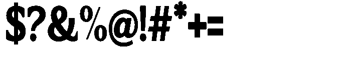 Flektura Contrast Regular Font OTHER CHARS