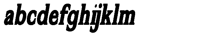 Flektura Contrast Semi Condensed Italic FONT