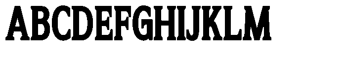 Flektura Contrast Semi Condensed Font UPPERCASE