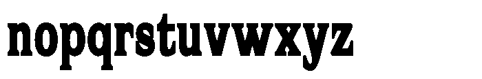 Flektura Contrast Semi Condensed Font LOWERCASE