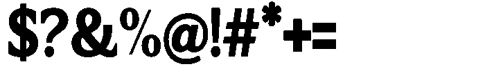Flektura Contrast Semi Expanded Font OTHER CHARS