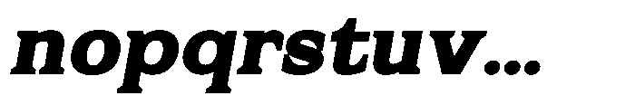 Flektura Contrast Ultra Expanded Italic Font LOWERCASE