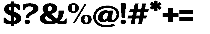 Flektura Contrast Ultra Expanded Font OTHER CHARS