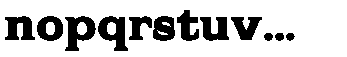 Flektura Contrast Ultra Expanded Font LOWERCASE