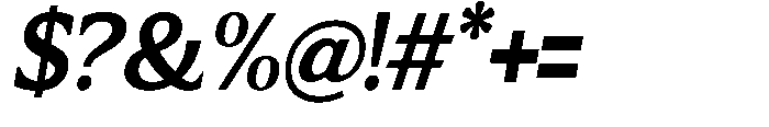 Flektura Expanded Slant Font OTHER CHARS