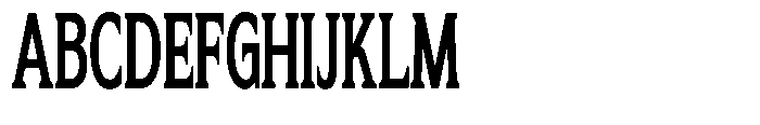 Flektura Extra Condensed Font UPPERCASE