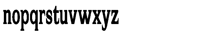 Flektura Extra Condensed Font LOWERCASE