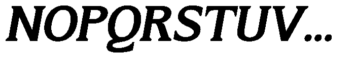 Flektura Extra Expanded Slant Font UPPERCASE