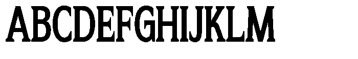 Flektura Semi Condensed Font UPPERCASE