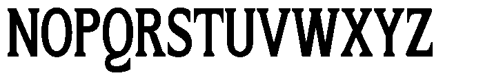 Flektura Semi Condensed Font UPPERCASE