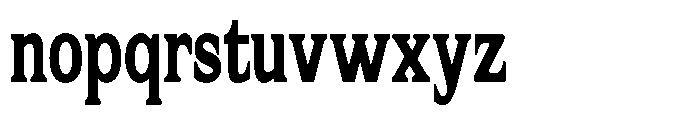 Flektura Semi Condensed Font LOWERCASE