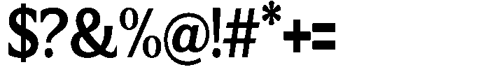Flektura Semi Expanded Font OTHER CHARS