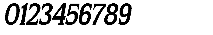 Flektura Slant Font OTHER CHARS
