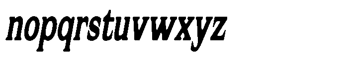 Flektura Soft Condensed Italic Font LOWERCASE