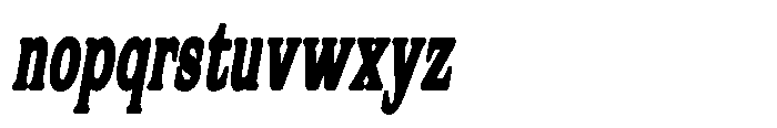 Flektura Soft Contrast Extra Condensed Italic Font LOWERCASE