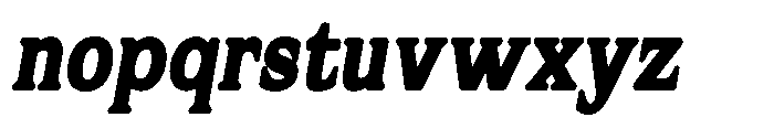 Flektura Soft Contrast Semi Expanded Italic Font LOWERCASE