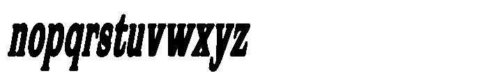 Flektura Soft Contrast Ultra Condensed Italic Font LOWERCASE