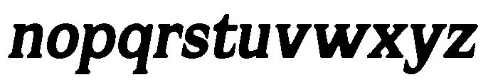 Flektura Soft Expanded Italic Font LOWERCASE