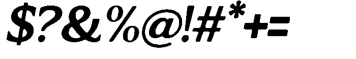 Flektura Soft Extra Expanded Italic Font OTHER CHARS