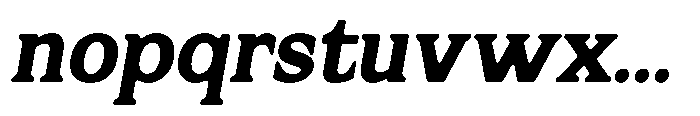 Flektura Soft Extra Expanded Italic Font LOWERCASE