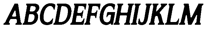 Flektura Soft Semi Expanded Italic Font UPPERCASE