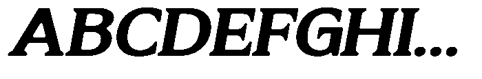 Flektura Soft Ultra Expanded Italic Font UPPERCASE