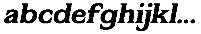 Flektura Ultra Expanded Slant FONT