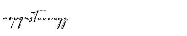 Flentha Bellyora Regular Font LOWERCASE