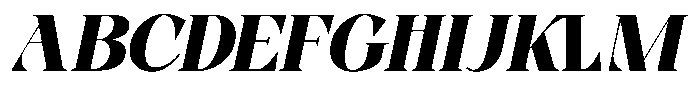 Fleur Mirage Italic Font UPPERCASE