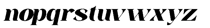 Fleur Mirage Italic Font LOWERCASE