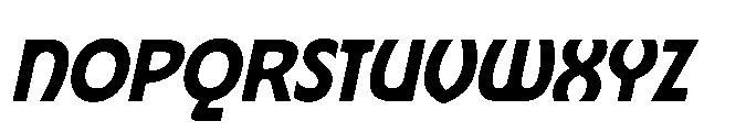 Fleur Porta Slanted Font UPPERCASE