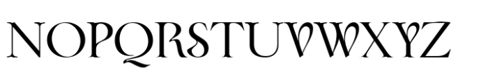 Fleurida Regular Font UPPERCASE