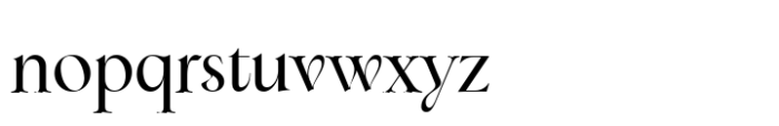 Fleurida Regular Font LOWERCASE