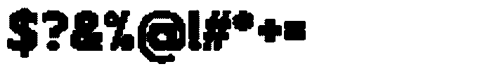 Flexibel Modular Circle10 Font OTHER CHARS