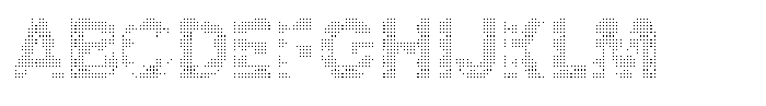 Flexibel Modular Circle1 Font UPPERCASE