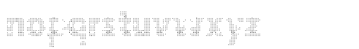 Flexibel Modular Circle1 Font LOWERCASE