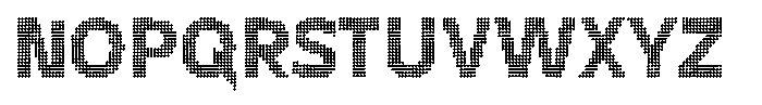 Flexibel Modular Circle30 Font UPPERCASE