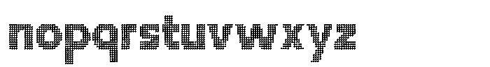 Flexibel Modular Circle30 Font LOWERCASE