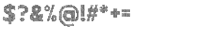 Flexibel Modular Circle32 Font OTHER CHARS