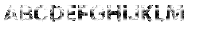 Flexibel Modular Circle32 Font UPPERCASE