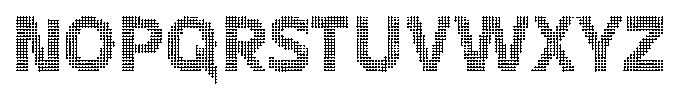 Flexibel Modular Circle32 Font UPPERCASE