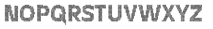 Flexibel Modular Circle33 Font UPPERCASE