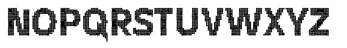 Flexibel Modular Circle5 Font UPPERCASE