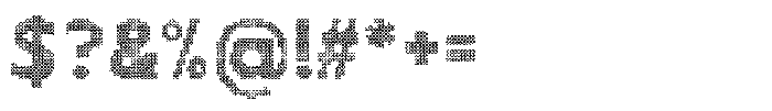 Flexibel Modular Circle6 Font OTHER CHARS