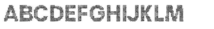 Flexibel Modular Circle6 Font UPPERCASE
