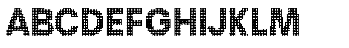 Flexibel Modular Circle7 Font UPPERCASE